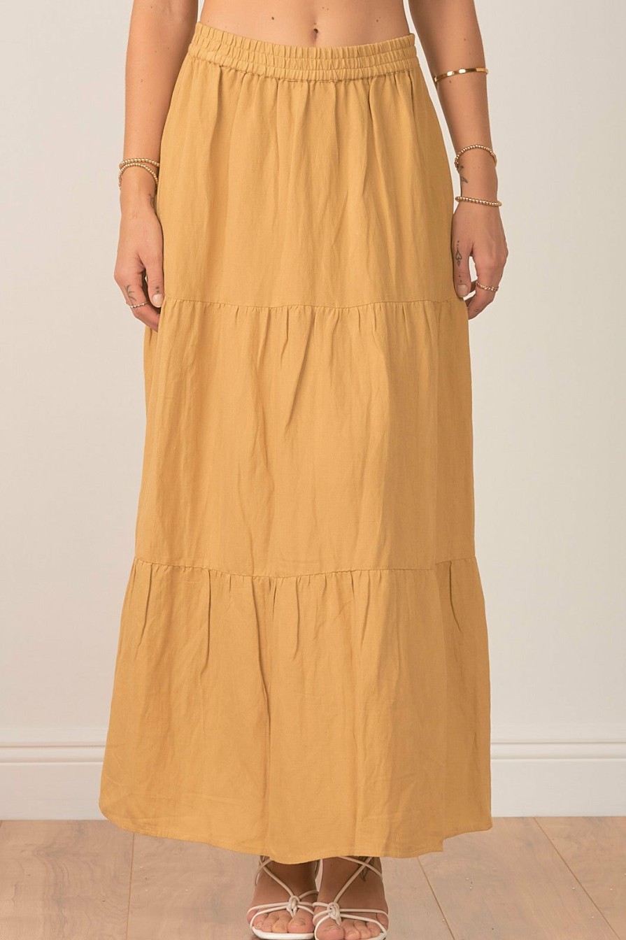 Clothing * | Tiered Maxi Skirt Cheaper